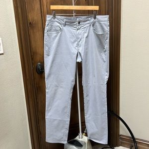 Peter Millar Light Gray Men’s Ultimate Sateen Pant